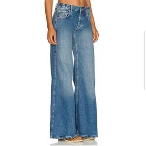 Free People Lovefool Wide leg denim